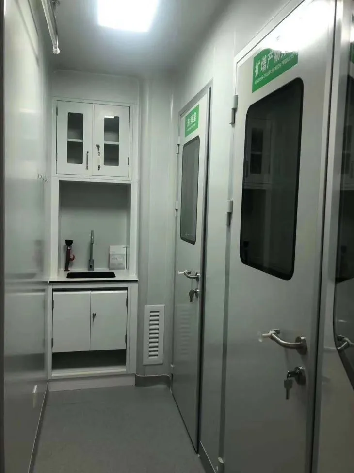 PCR Lab Mobile Container Polymerase Chain Reaction Laboratory